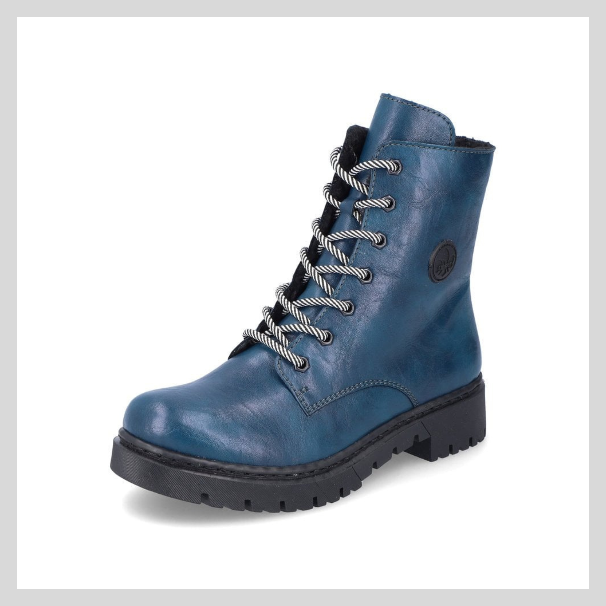 Rieker Y2440-12 Petrol Blue Boot