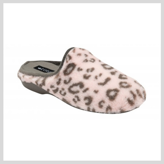 Lotus Cara Slipper Pink Leopard