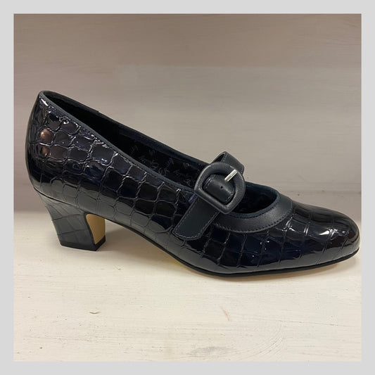 Equity Maxine 3486-402 Navy croc